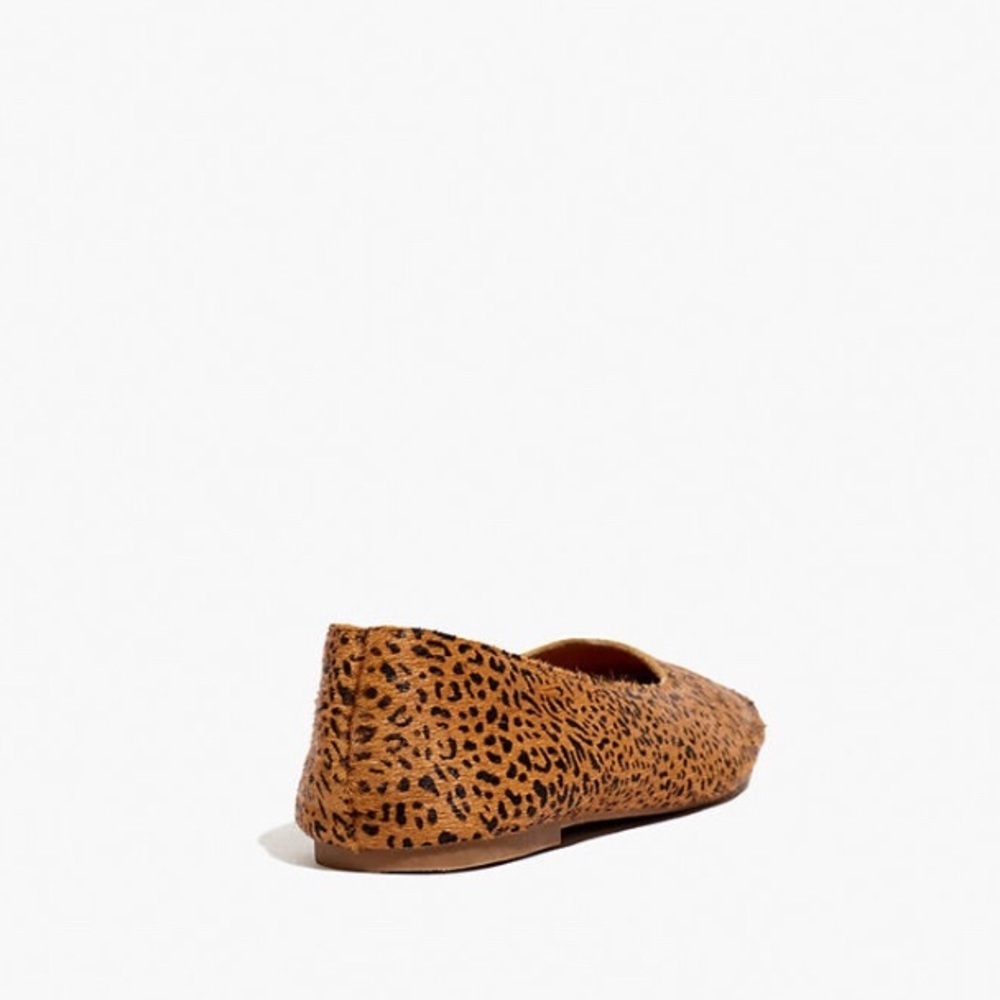 Madewell Cory Flat Leopard Print Calf Hair Sz 8.5 - Picture 9 of 12